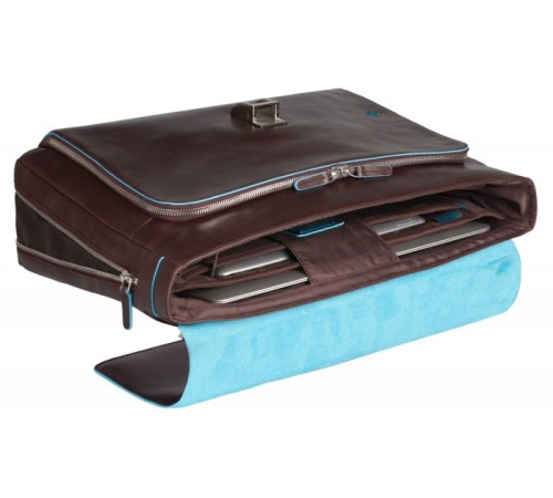 Портфель Piquadro Blue Square CA3111B2/N черный натур.кожа/нейлон Портфель Piquadro Blue Square CA3111B2/N черный натур.кожа/нейлон