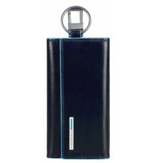 Ключница Piquadro Blue Square PC1397B2/BLU2 синий натур.кожа