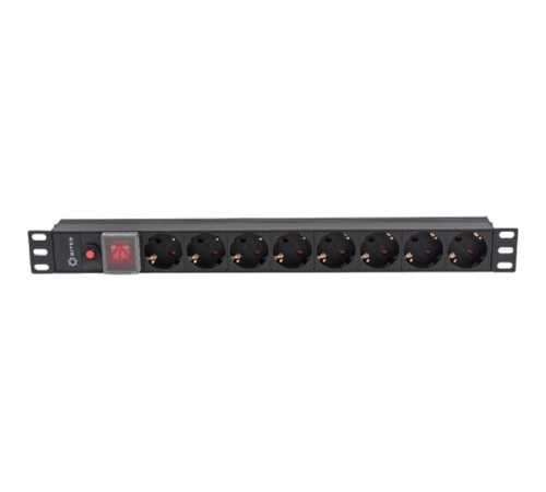 5bites PDU819A-07 Блок розеток  8S / AL / SWITCH / 1U / 19"