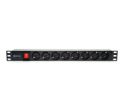 5bites PDU819P-08 Блок розеток 8S / PVC / SWITCH / 1U / 19" 5bites PDU819P-08 Блок розеток 8S / PVC / SWITCH / 1U / 19"