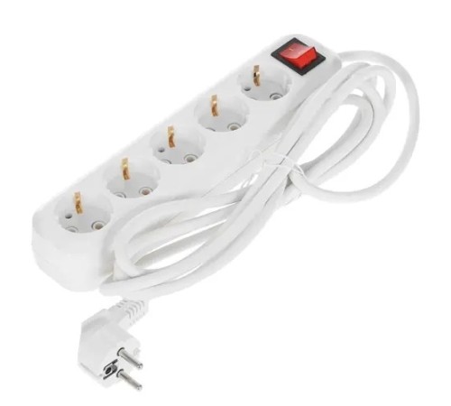 5bites SP5W-330 Сетевой фильтр 5S / 3*1.5MM2 / 16A / ABS / 3M / WHITE