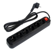 5bites SP6B-318 Сетевой фильтр 6S / 3*1.5MM2 / 16A / ABS / 1.8M / BLACK