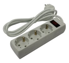 Exegate EX279346RUS Удлинитель ExeGate EC-3-1.8W (3 розетки, 1.8м, евровилка, белый)