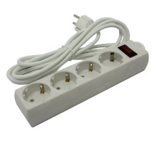 Exegate EX279400RUS Удлинитель ExeGate EC-4-3W (4 розетки, 3м, евровилка, белый)
