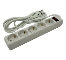 Exegate EX279360RUS Удлинитель ExeGate EC-5-3W (5 розеток, 3м, евровилка, белый)