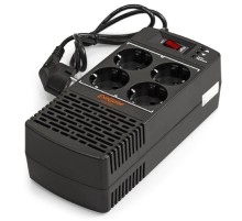 Exegate EP285940RUS Стабилизатор ExeGate Power AD5000-1200 (1200VA/600W, диапазон 150...280В, 4 евророзетки)