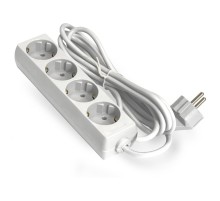Exegate EX285818RUS Удлинитель ExeGate ECE-4-5W (4 евророзетки с заземлением, 5м, белый)