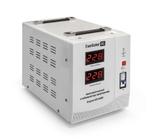 Exegate EX291725RUS Стабилизатор напряжения ExeGate Expert AS-5000 (5000ВА, вход 140...260В, двойная цифр. индикация вход/вых. напряжения, выход 220В±8%, КПД 98%, 5 уровней защиты, метал. корпус, клем