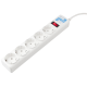 PowerCube Фильтр-удлинитель (SPG-B-0,5M-WHITE) РС 0,5м 5р, бел. 10А
