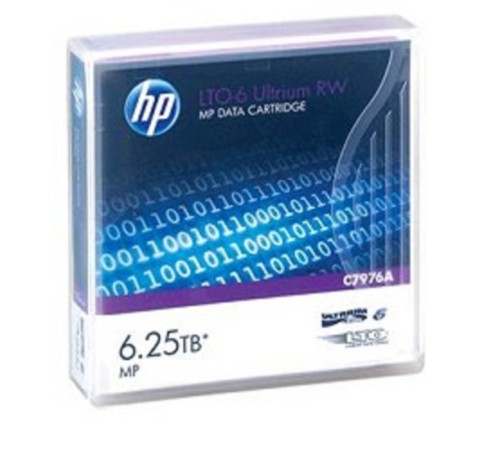 HPE C7976A, LTO-6 Ultrium 6.25TB RW Data Tape
