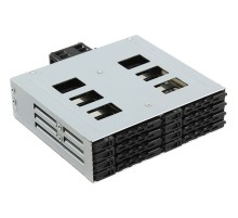 Procase L2-108-SATA3-BK {Корзина L2-108SATA3 8 SATA3/SAS, черный, с замком, hotswap mobie rack module for 2,5" slim HDD(1x5,25) 2xFAN 40x15mm}