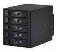 Procase L3-305-SATA3-BK {Hot-swap корзина 5 SATA3/SAS 6Gb, черный, с замком, hotswap aluminium mobie rack module (3x5,25)}
