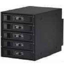 Procase L3-305-SATA3-BK {Hot-swap корзина 5 SATA3/SAS 6Gb, черный, с замком, hotswap aluminium mobie rack module (3x5,25)}