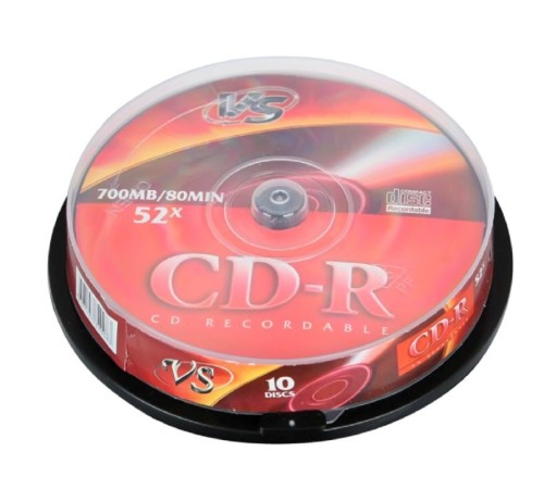 Диски VS CD-R 80 52x CB/10
