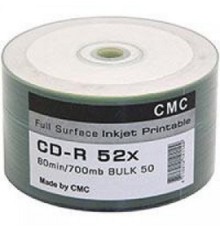 Диски CMC CD-R 80 52x Bulk/50 Full Ink Print