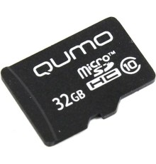 Micro SecureDigital 32Gb QUMO QM32GMICSDHC10NA {MicroSDHC Class 10}
