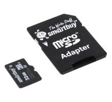 Micro SecureDigital 32Gb Smart buy SB32GBSDCL10-01 {Micro SDHC Class 10, SD adapter}