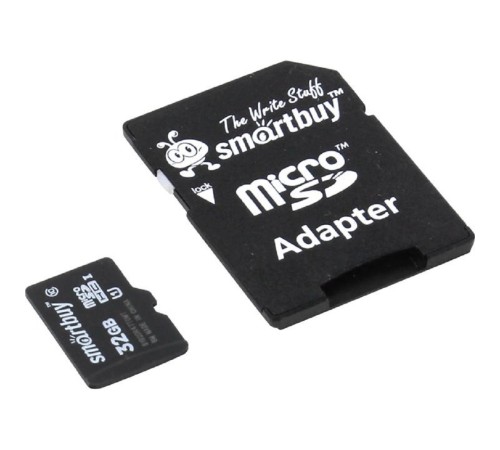 Micro SecureDigital 32Gb Smart buy SB32GBSDCL10-01 {Micro SDHC Class 10, SD adapter} Micro SecureDigital 32Gb Smart buy SB32GBSDCL10-01 {Micro SDHC Class 10, SD adapter}
