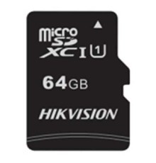 Micro SecureDigital 64Gb Hikvision HS-TF-C1/64G {MicroSDHC Class 10 UHS-I}