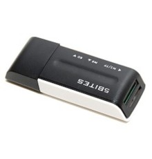 5bites RE2-102BK (RE-102BK) Устройство ч/з карт памяти  USB2.0 / ALL-IN-ONE / USB PLUG / BLACK
