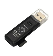 5bites RE2-100BK2.0 Устройство ч/з карт памяти / SD / TF / USB PLUG / BLACK