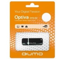 USB 2.0 QUMO 8GB Optiva 02 Black [QM8GUD-OP2-black]