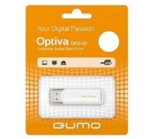 USB 2.0 QUMO 16GB Optiva 01 White [QM16GUD-OP1-white]