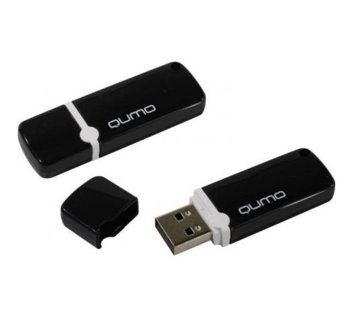 USB 2.0 QUMO 16GB Optiva 02 Black [QM16GUD-OP2-black]