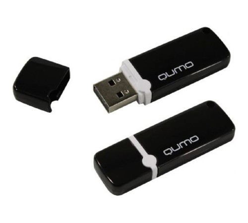 USB 2.0 QUMO 64GB Optiva 02 Black [QM64GUD-OP2-black]