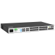 Коммутатор Управляемый коммутатор уровня 3, 16 портов 100/1000BaseX SFP, 8 Combo портов GE, 4 порта 1/10G SFP+, RPS DC 12V (SNR-S3850G-24FX)