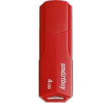 Smartbuy USB Drive 4GB CLUE Red (SB4GBCLU-R)