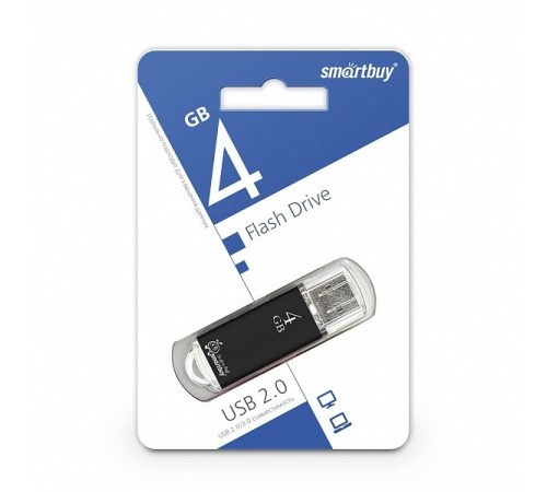 Smartbuy USB Drive 4Gb V-Cut series Black SB4GBVC-K Smartbuy USB Drive 4Gb V-Cut series Black SB4GBVC-K