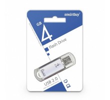 Smartbuy USB Drive 4Gb V-Cut series Silver SB4GBVC-S