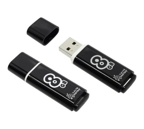 Smartbuy USB Drive 8Gb Glossy series Black SB8GBGS-K Smartbuy USB Drive 8Gb Glossy series Black SB8GBGS-K