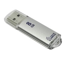 Smartbuy USB Drive 8Gb V-Cut series Silver SB8GBVC-S