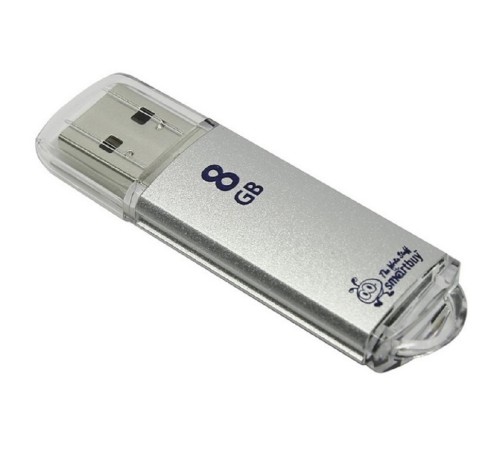 Smartbuy USB Drive 8Gb V-Cut series Silver SB8GBVC-S Smartbuy USB Drive 8Gb V-Cut series Silver SB8GBVC-S