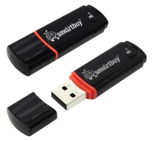 Smartbuy USB Drive 8Gb Crown Black SB8GBCRW-K