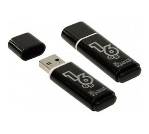 Smartbuy USB Drive 16Gb Glossy series Black SB16GBGS-K Smartbuy USB Drive 16Gb Glossy series Black SB16GBGS-K