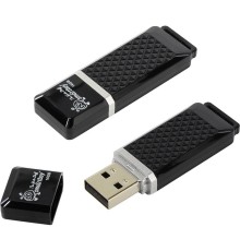 Smartbuy USB Drive 16Gb Quartz series Black SB16GBQZ-K