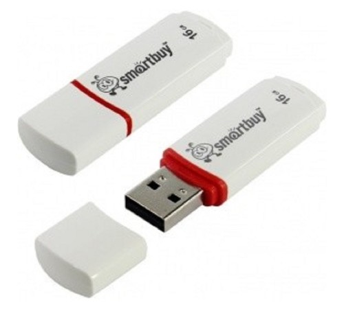 Smartbuy USB Drive 16Gb Crown White SB16GBCRW-W Smartbuy USB Drive 16Gb Crown White SB16GBCRW-W