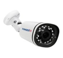 TRASSIR TR-D2121IR3 v6 2.8 Уличная 2Мп IP-камера с ИК-подсветкой. Матрица 1/2.7" CMOS, разрешение 2Мп FullHD (1920?1080) @25fps, чувствительность: 0.005Лк (F1.8), режим "день/ночь" (механический ИК-фи