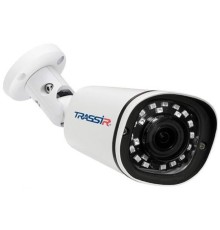 TRASSIR TR-D2121IR3 v6 2.8 Уличная 2Мп IP-камера с ИК-подсветкой. Матрица 1/2.7" CMOS, разрешение 2Мп FullHD (1920?1080) @25fps, чувствительность: 0.005Лк (F1.8), режим "день/ночь" (механический ИК-фи