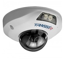 TRASSIR TR-D4151IR1 2.8 Миниатюрная вандалостойкая 5Мп IP-камера. Матрица 1/2.8" CMOS, разрешение 5Мп (2592x1944) @15fps, 4Мп