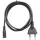 VCOM CE023-CU0.5-1.8M Кабель для аудио-видео техники IEC-320-C7--розетка 220V, 2-pin, 1,8м ,медный  [4895182222731]
