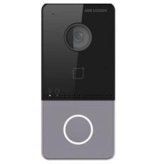 Hikvision DS-KV6103-PE1 (C) 2Мп IP вызывная панель на одного абонента с ИК-подсветкой PoE. 2 Мп HD-камера. Подавление шумов и эффекта эхо. Работает при низком освещении. Функции контроля доступа