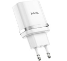 HOCO HC-16262 C12Q/ Сетевое ЗУ/ QC 3.0/ 1 USB/ Выход: 5V_9V_12V, 18W/ White