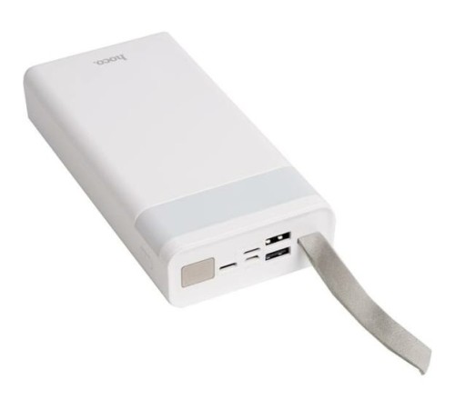 Hoco J73 Портативный аккумулятор, 30000mAh, 2A, белый (39421)
