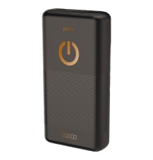 Perfeo Powerbank 20000 mah + Micro usb /In Micro usb /Out USB 1 А, 2.1A/ Black (PF_B4298)