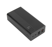 Perfeo Powerbank MOUNTAINS 40000 mAh/LED дисплей/PD + QC 3.0/Type-C/4 USB/Выход: 3A, max 22.5W/Black (PF_D0144)