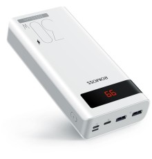 Romoss Sense8PS Pro Мобильный аккумулятор 30000mAh 5A QC PD 2xUSB белый (1845939)